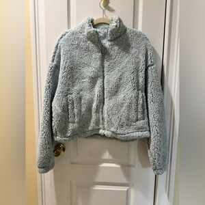 Garage Light Blue Teddy Jacket